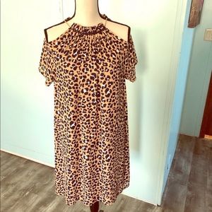 Michael Kors cold shoulder dress